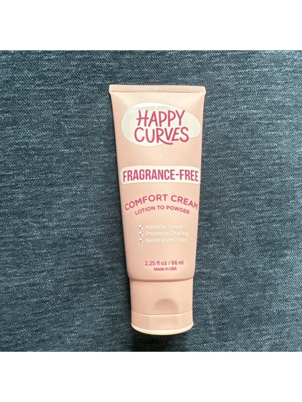 Women's Happy Curves Comfort Cream - Lotion to Powder - Fragrance-Free  2.25 oz